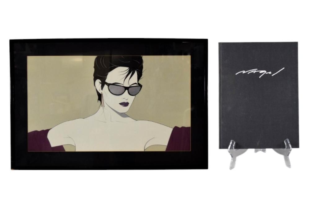 patrick nagel serigraph and art of nagel hardcover book · Willow Auction House · 2026-06-02 Patrick Nagel comparable auction result: patrick nagel serigraph and art of nagel hardcover book