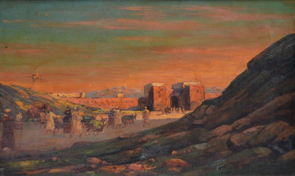 Eland, Leonardus Joseph; City Scene in Middle East comparable sale