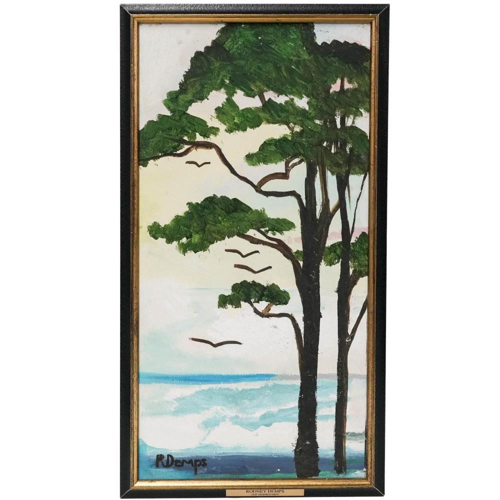 rodney demps american 1953 2020 highwaymen landscape oil on canvas · Akiba Galleries · 2026-05-26 Rodney Demps comparable auction result: rodney demps american 1953 2020 highwaymen landscape oil on canvas