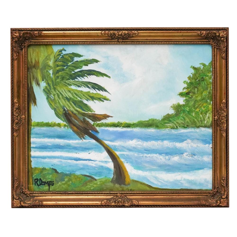 rodney demps american 1953 2020 member of florida highwaymen oil on masonite · Akiba Galleries · 2026-05-26 Rodney Demps comparable auction result: rodney demps american 1953 2020 member of florida highwaymen oil on masonite