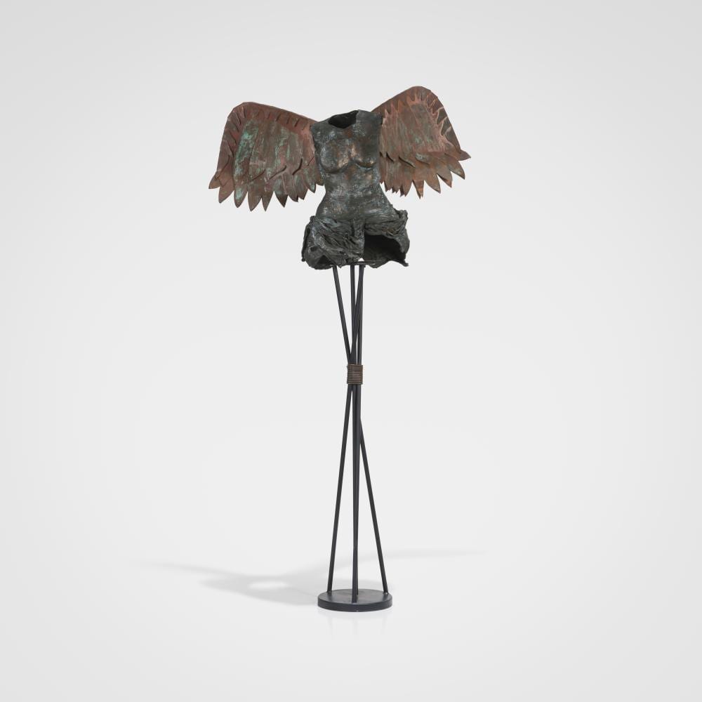 Mario Villa comparable auction result: mario villa winged sculpture