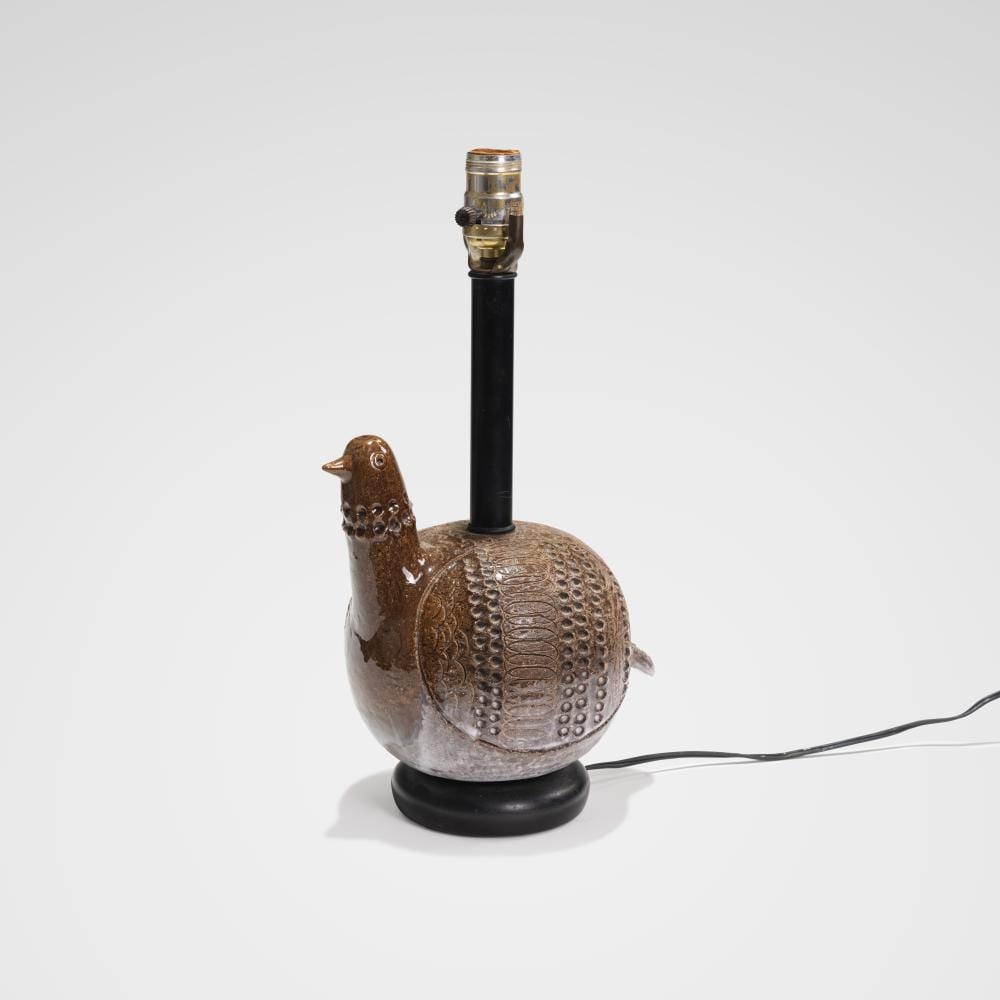 aldo londi bird lamp · Barton's Auction · 2026-05-17 Aldo Londi comparable auction result: aldo londi bird lamp