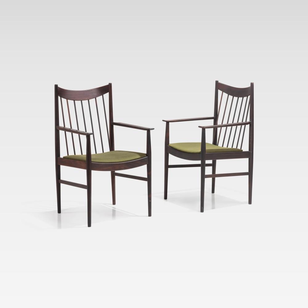 Arne Vodder comparable auction result: arne vodder armchairs