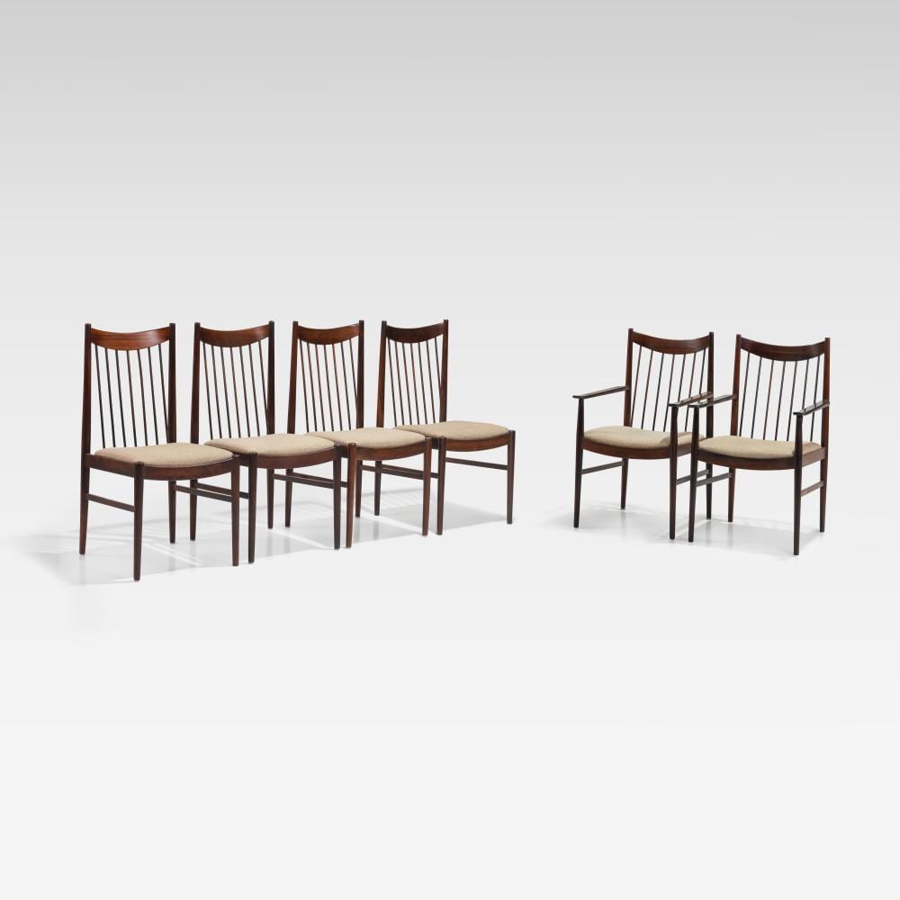 Arne Vodder comparable auction result: arne vodder dining chairs