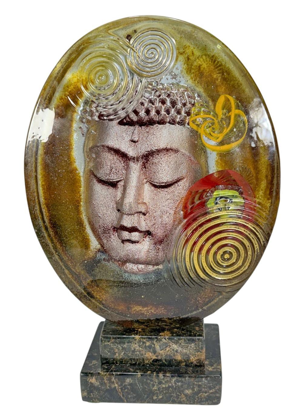 susan gott american glass buddha head sculpture · MiddleManBrokers · 2026-05-28 Susan Gott comparable auction result: susan gott american glass buddha head sculpture