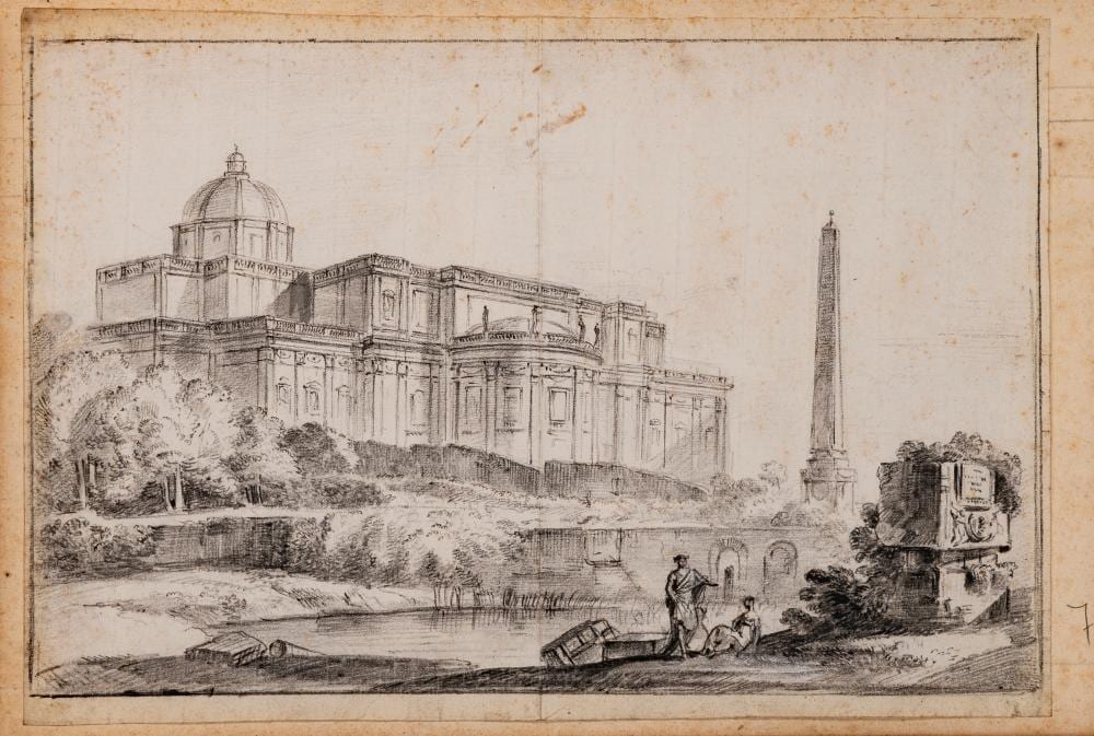 jean baptiste lallemand francia 1716 1803 rome view of the apse of santa maria maggiore · Finarte · 2026-05-28 Jean-Baptiste Lallemand comparable auction result: jean baptiste lallemand francia 1716 1803 rome view of the apse of santa maria maggiore