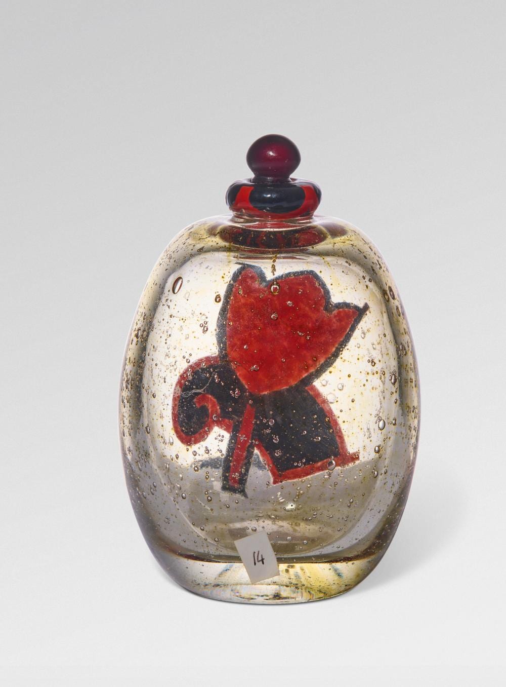 Maurice Marinot comparable auction result: maurice marinot 1882 1960 flacon tulipe 1921 verre bull et maill