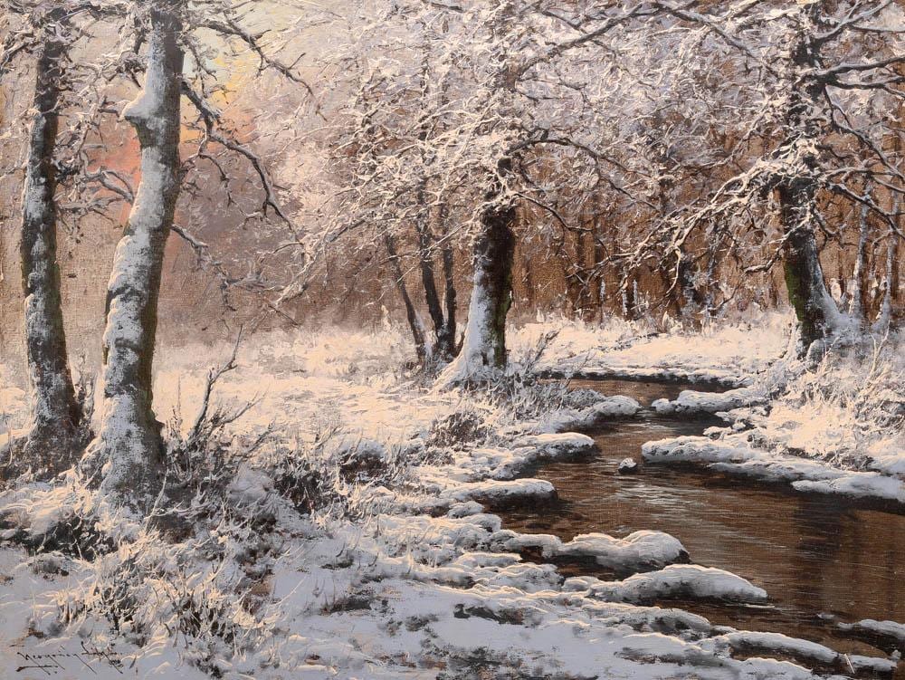 László Neogrády comparable auction result: l szl neogr dy budapest 1896 budapest 1962 winter landscape