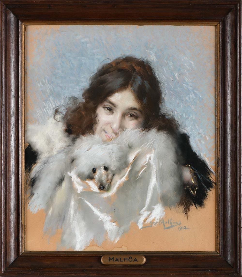 José Malhoa comparable auction result: jos malhoa 1855 1933