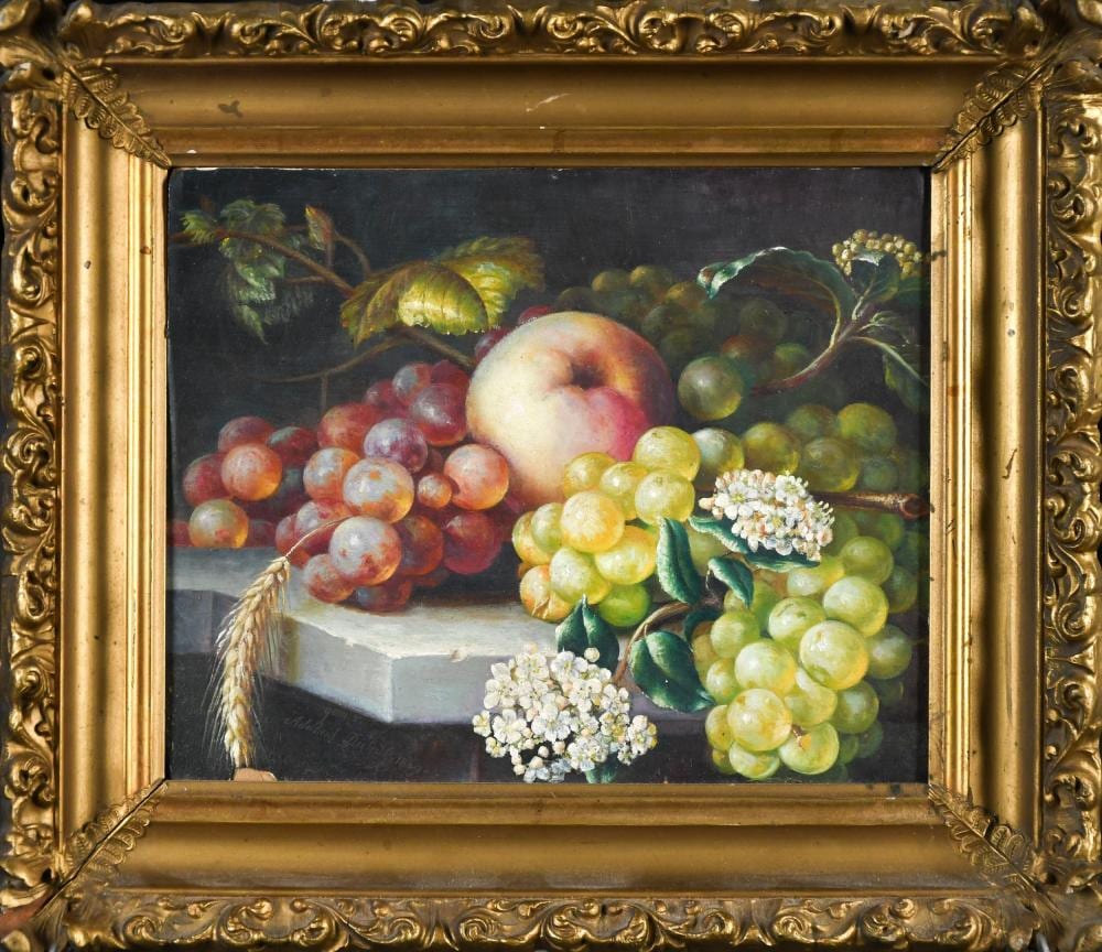 Adelheid Dietrich comparable auction result: adelheid dietrich oil still life with fruit