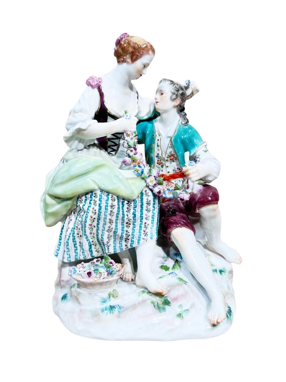 Ernst August Leuteritz comparable auction result: meissen porcelain figural group 573 ernst august leuteritz
