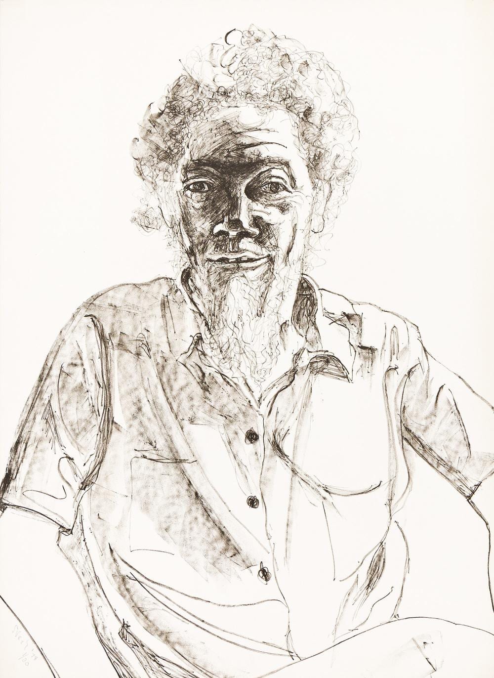 Alice Neel comparable auction result: alice neel 1900 1984 benny andrews 1978