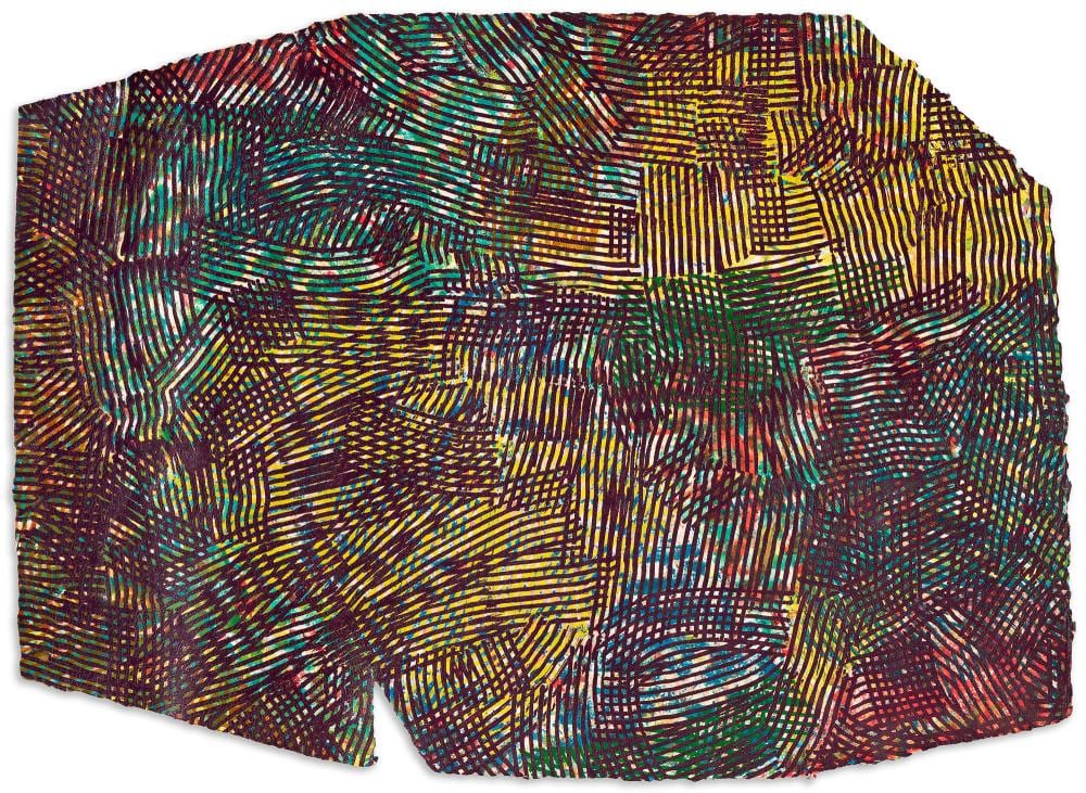 Sam Gilliam comparable auction result: sam gilliam 1933 2022 lattice iv 1982
