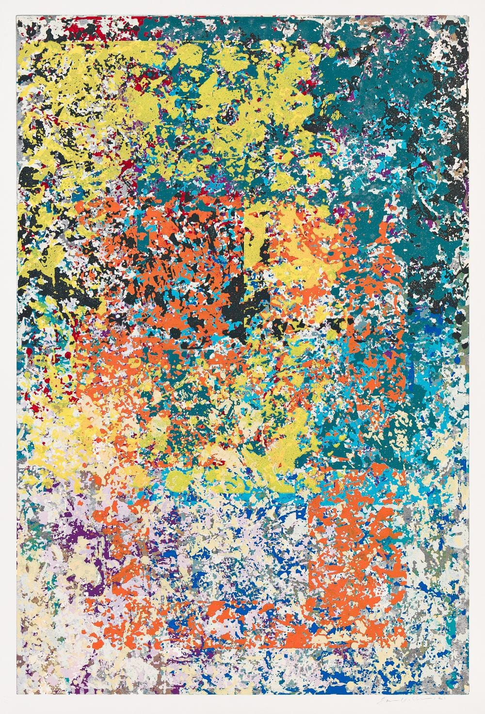 Sam Gilliam comparable auction result: sam gilliam 1933 2022 untitled 2021