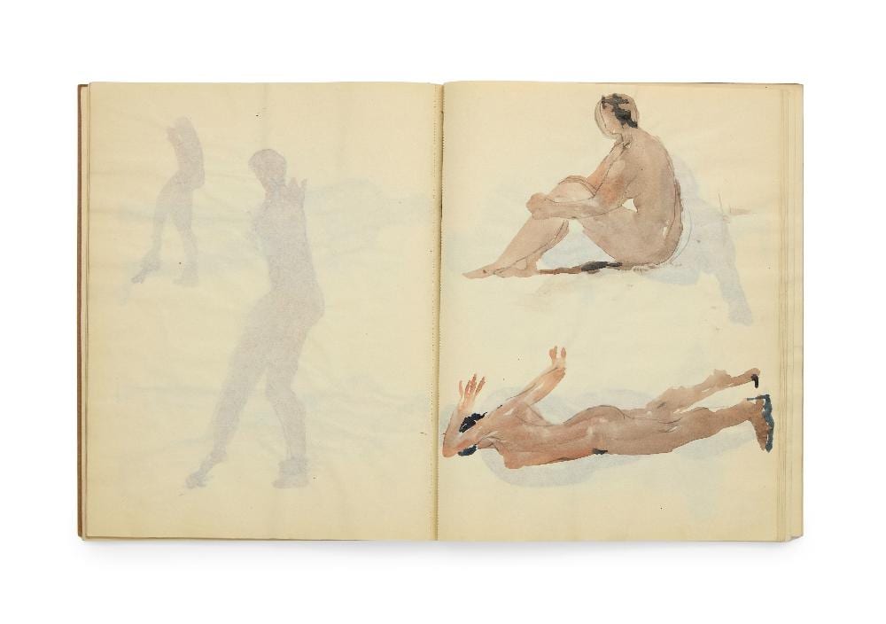 Erna Hoppe Kinross comparable auction result: erna hoppe kinross sketchbook