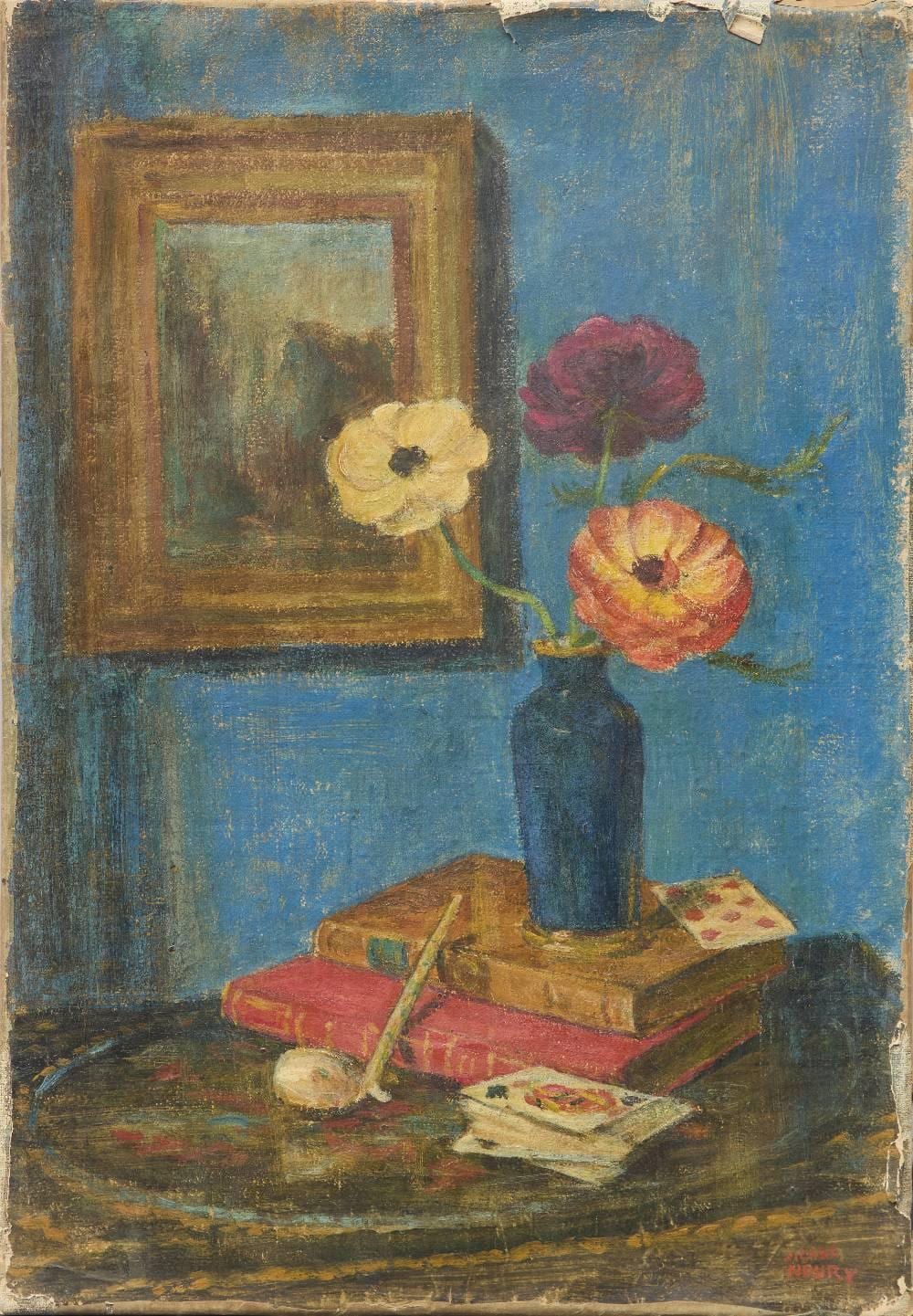 Pierre Noury comparable auction result: pierre noury nature morte aux an mones