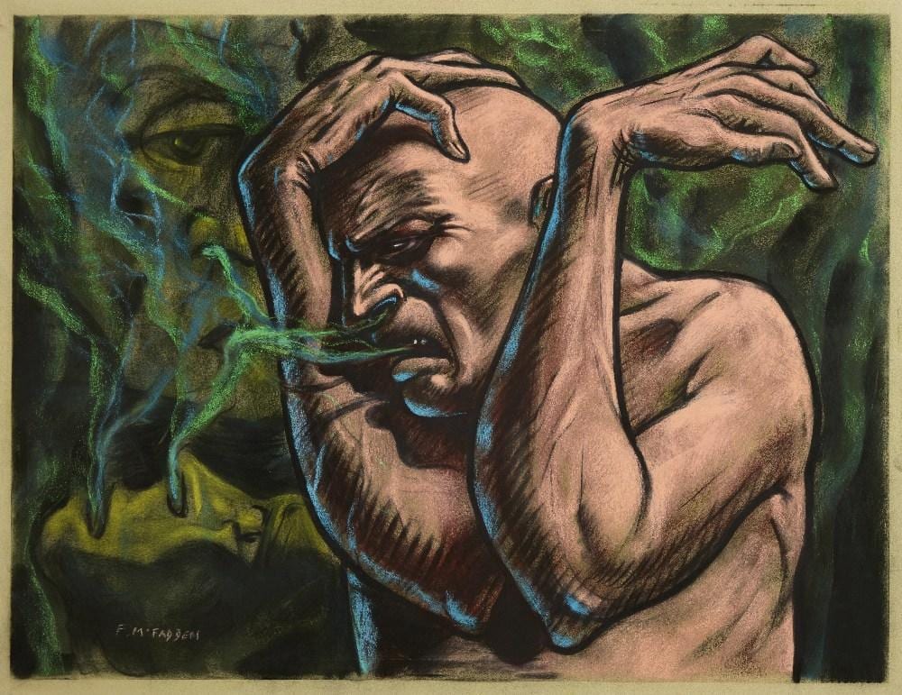 Frank G. McFadden comparable auction result: frank mcfadden surreal scene