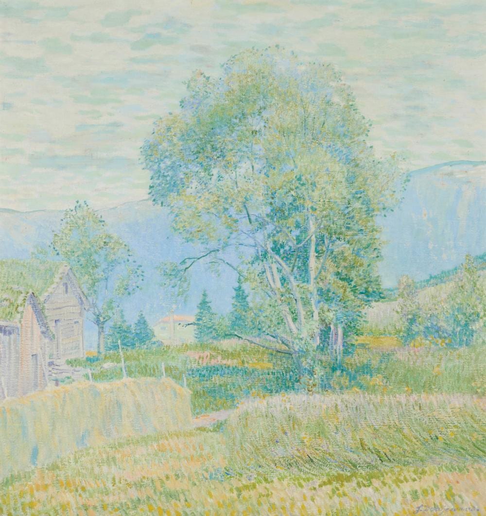 Jacob Dooijewaard comparable auction result: jacob dooijewaard 1876 1969 silvenwilgen olden norwegen silver willows olden norway 1923
