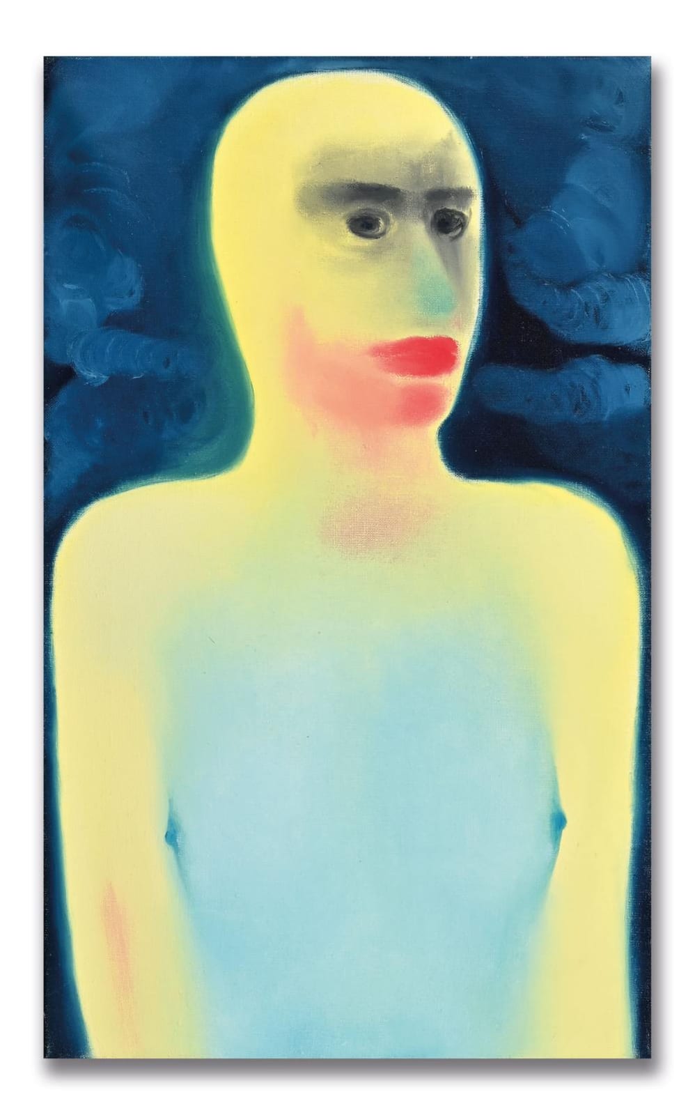 Miriam Cahn comparable auction result: miriam cahn 1949 held oder heldin