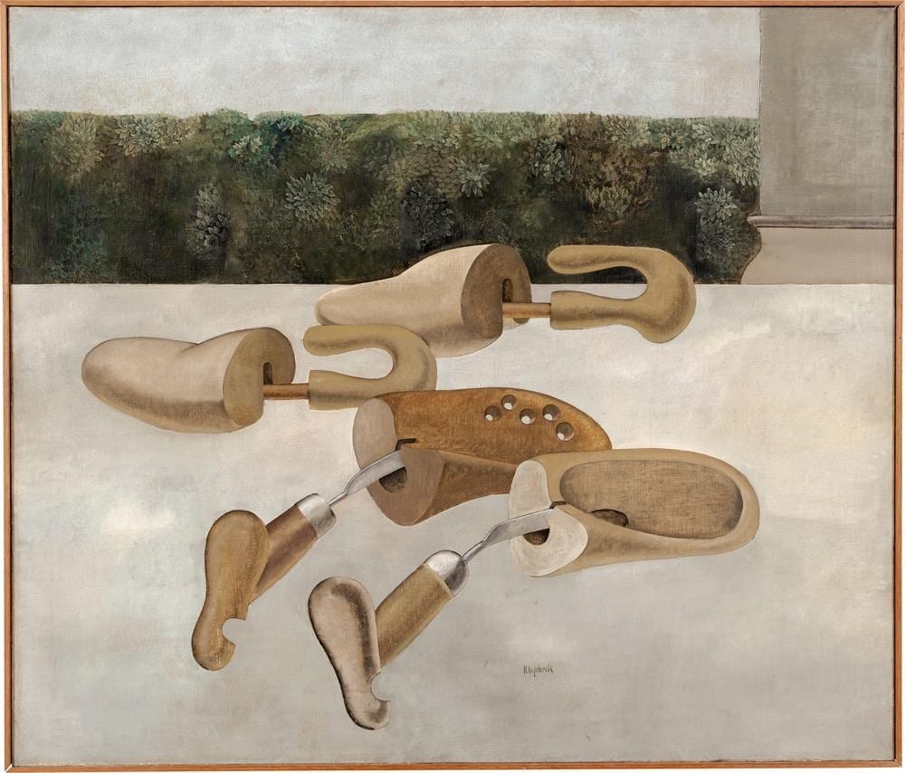 Konrad Klapheck comparable auction result: konrad klapheck doppelhochzeit
