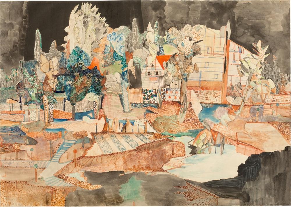 Gerhard Altenbourg comparable auction result: gerhard altenbourg garten an der spinnbahn