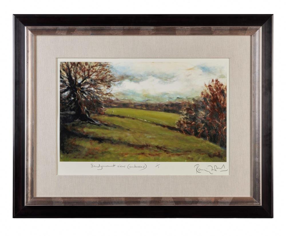 Ronnie Wood comparable auction result: ronnie wood sandy mount view signed 1 of 1 proof print