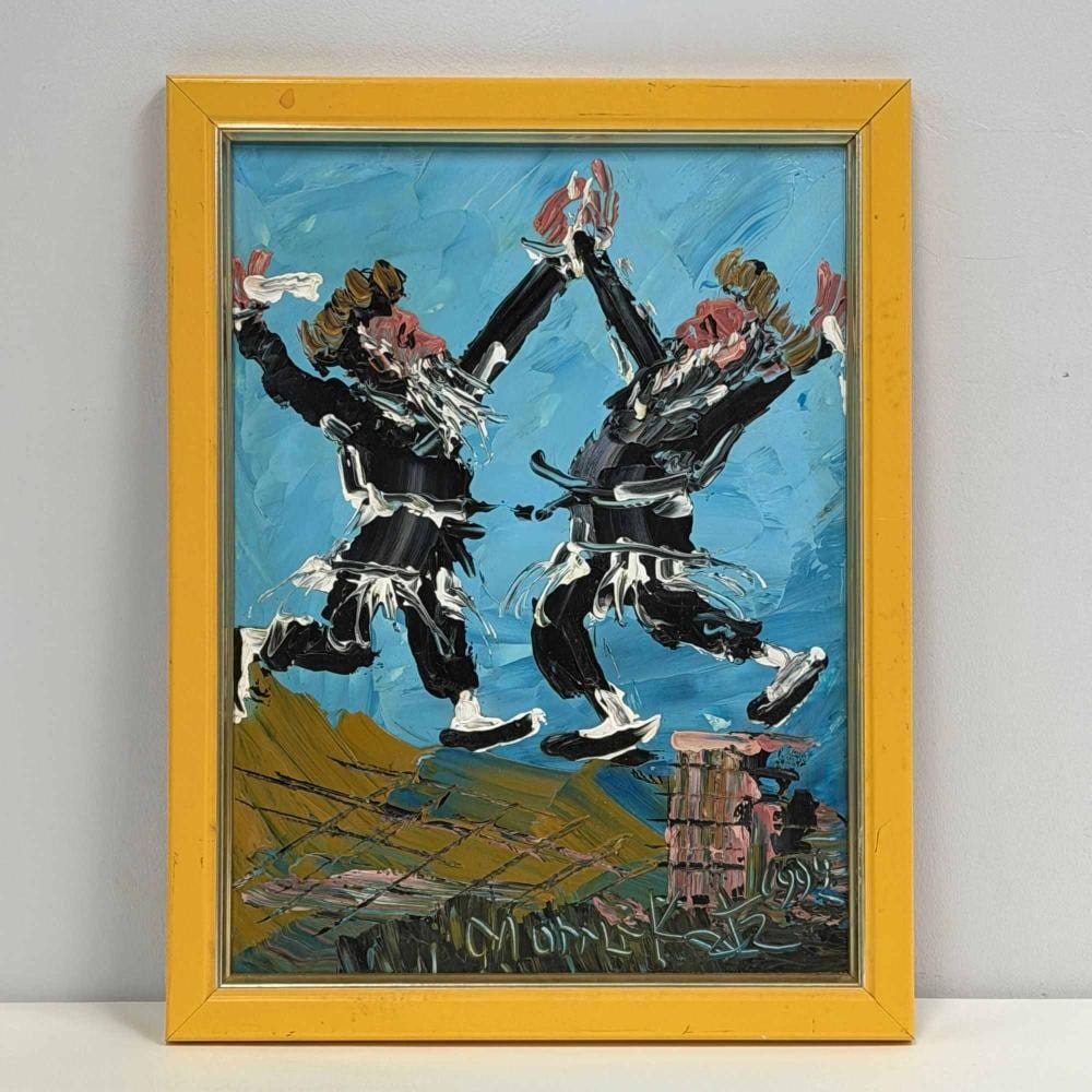 Morris Katz comparable auction result: morris katz polish american 1932 2010 framed oil painting on board signed and dated 1999