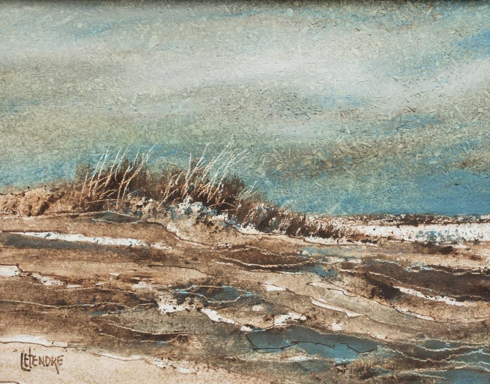 henry letendre winter patches · Saskatchewan Network for Art Collecting · 2026-06-07 Henry Letendre comparable auction result: henry letendre winter patches