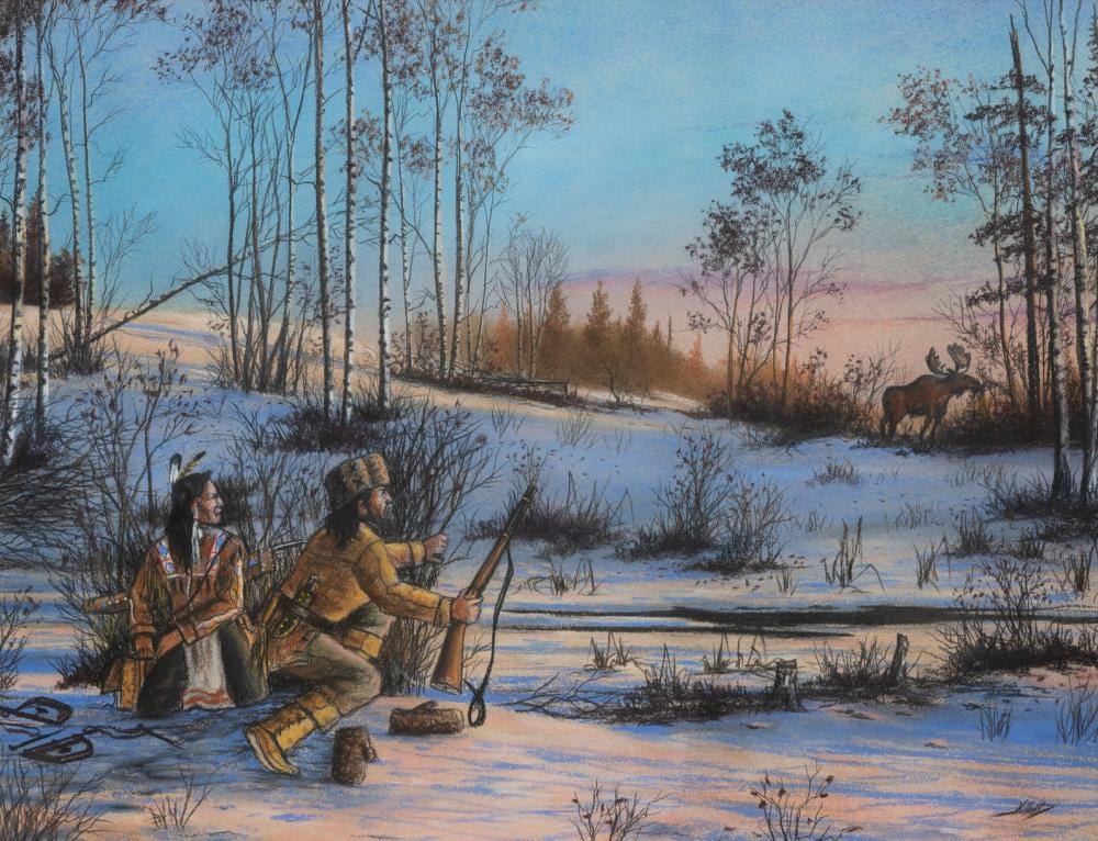 bob millard the hunters · Saskatchewan Network for Art Collecting · 2026-06-07 Bob Millard comparable auction result: bob millard the hunters