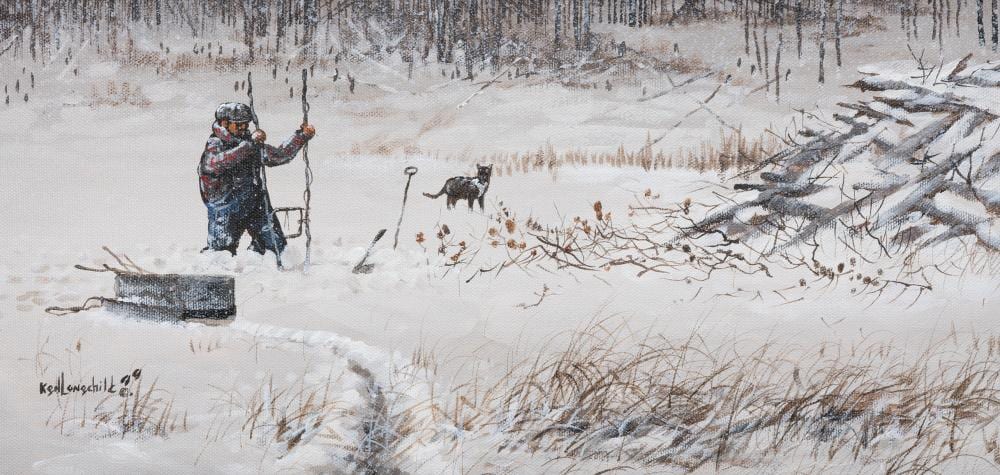 Ken Lonechild comparable auction result: ken lonechild resetting beaver trap
