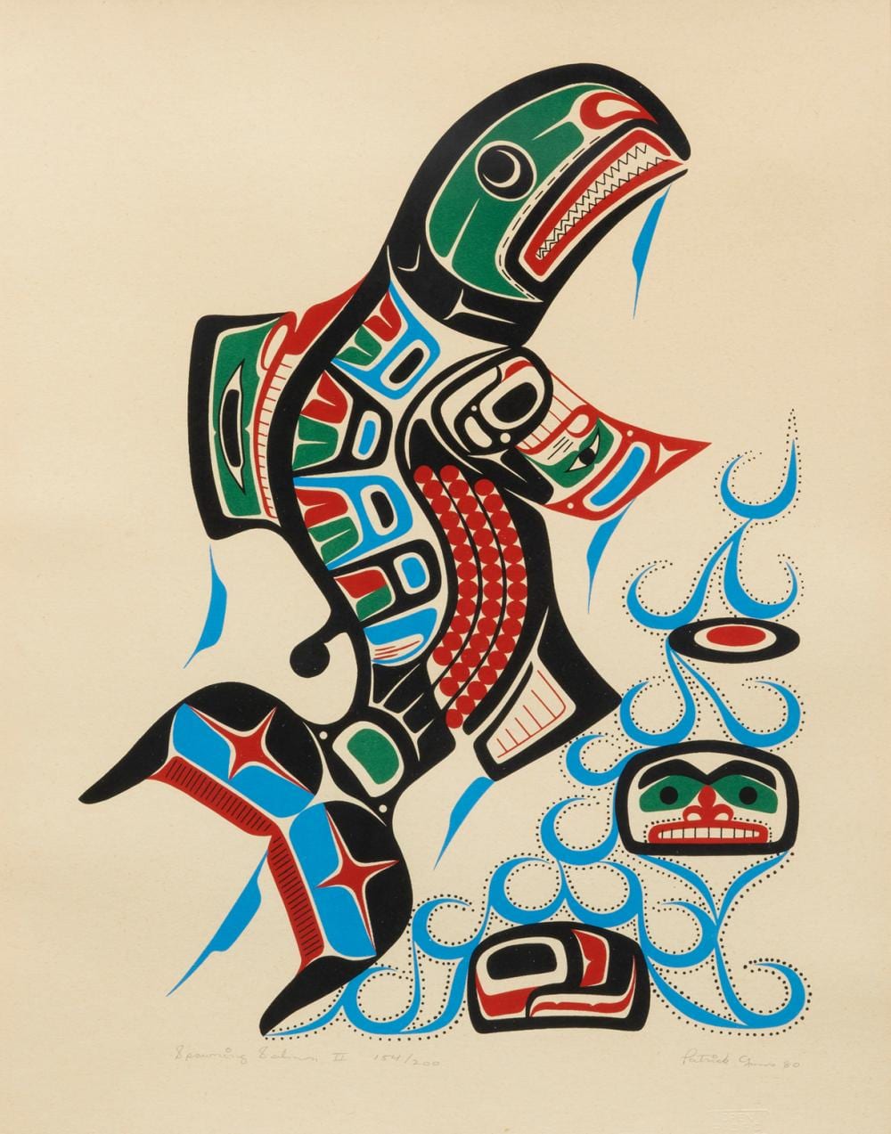 Patrick Amos comparable auction result: patrick amos spawning salmon ii