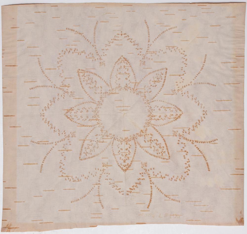 Angelique Merasty comparable auction result: angelique merasty flower