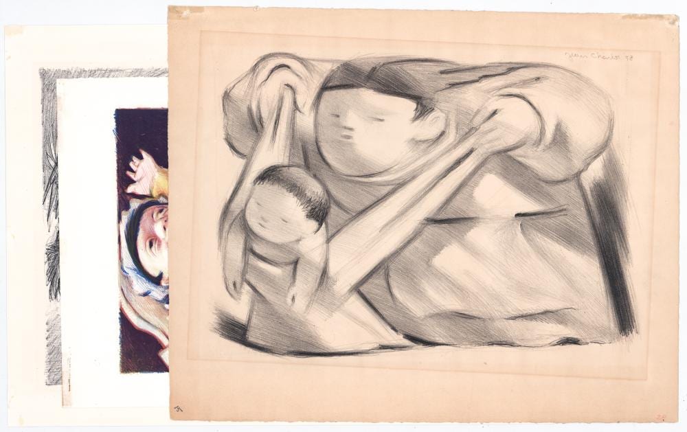 Jean Charlot comparable auction result: jean charlot 3 signed lithographs
