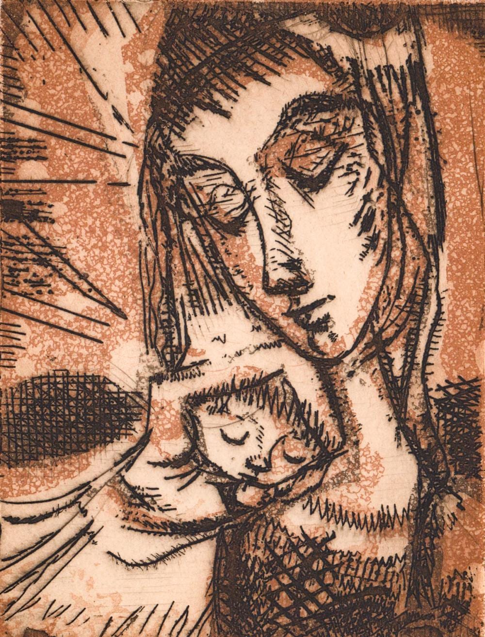 Etienne Ret comparable auction result: etienne ret signed etching 104 200