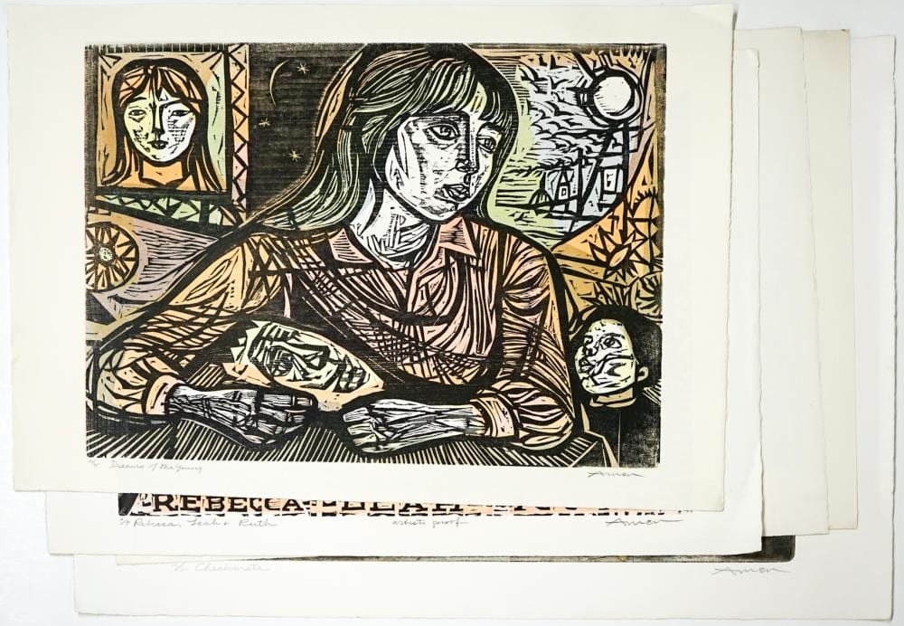 Irving Amen comparable auction result: irving amen 5 s n prints