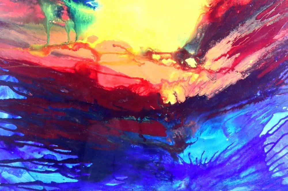 Robert Wyland comparable auction result: robert wyland american b 1956 splash mixed media painting