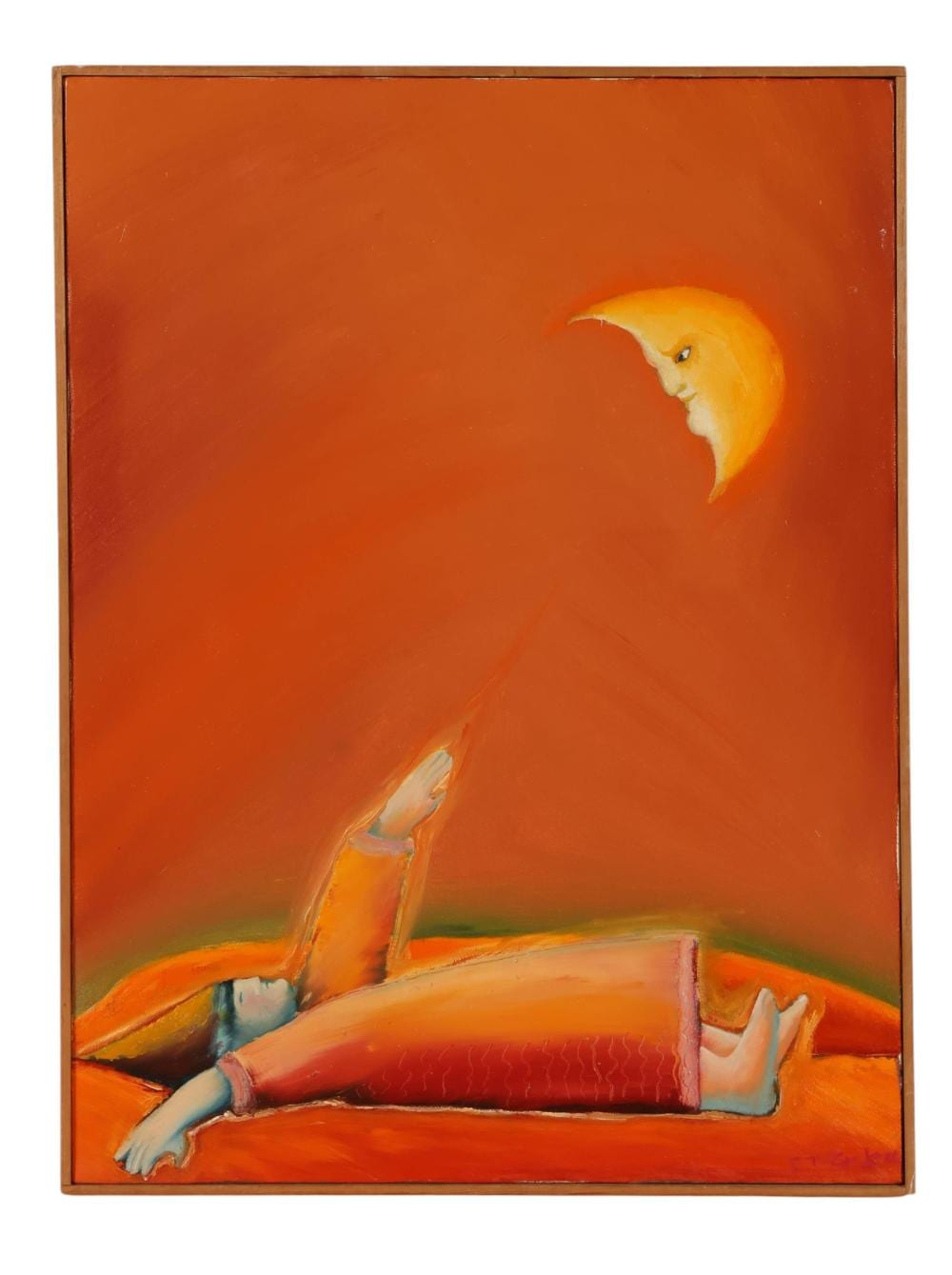 Martin Laborde comparable auction result: martin laborde b 1943 echo surrealism painting