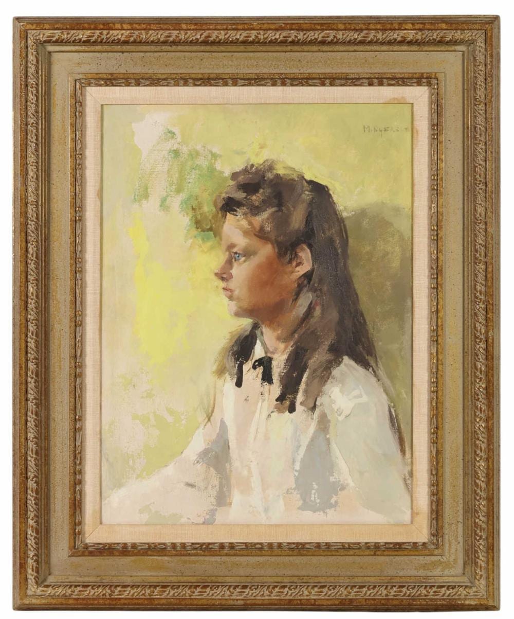 Margery Austen Ryerson comparable auction result: margery ryerson 1886 1989 child portrait painting