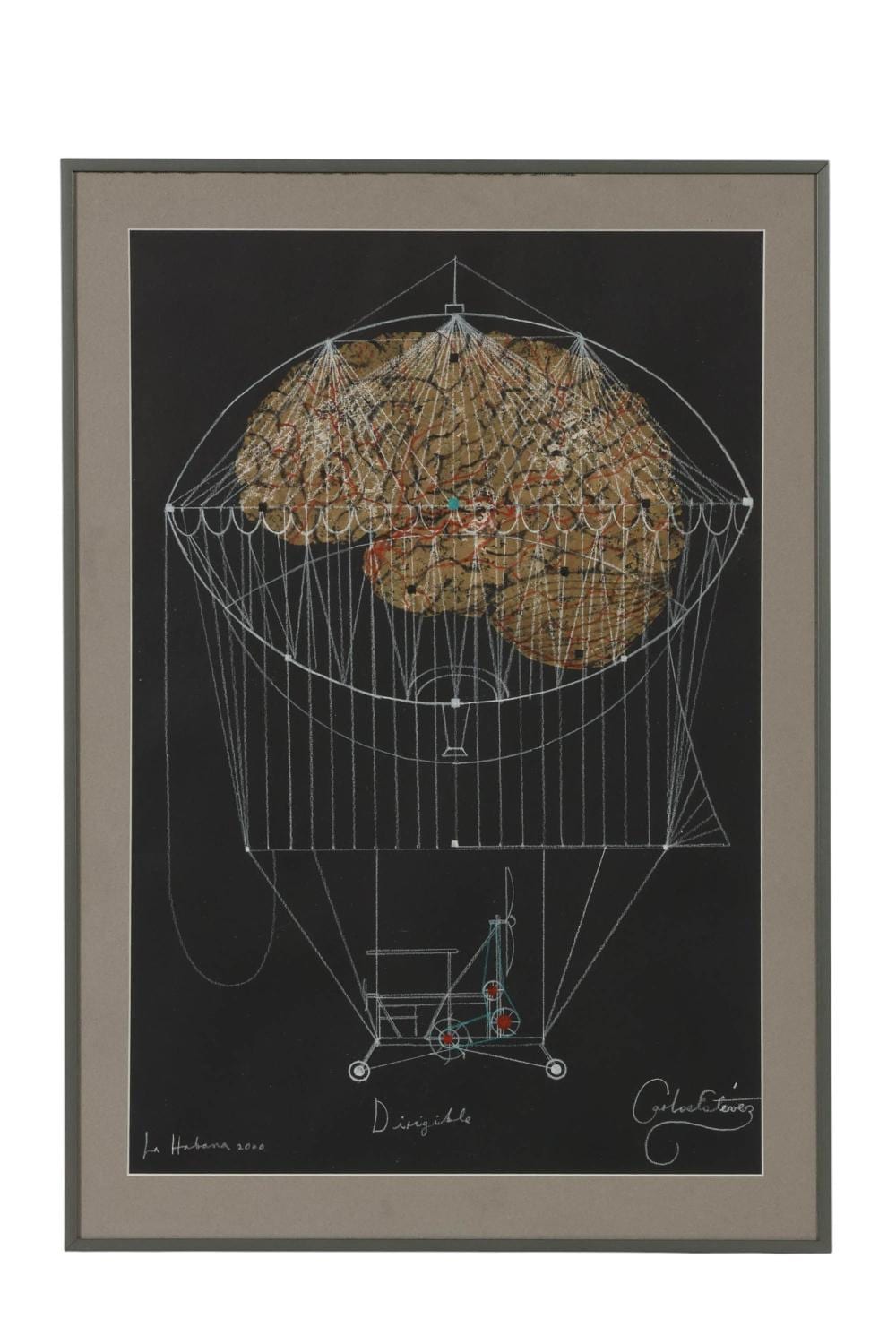 Carlos Estevez (b.1969) Surrealist Brain Drawing | Auction Result ...