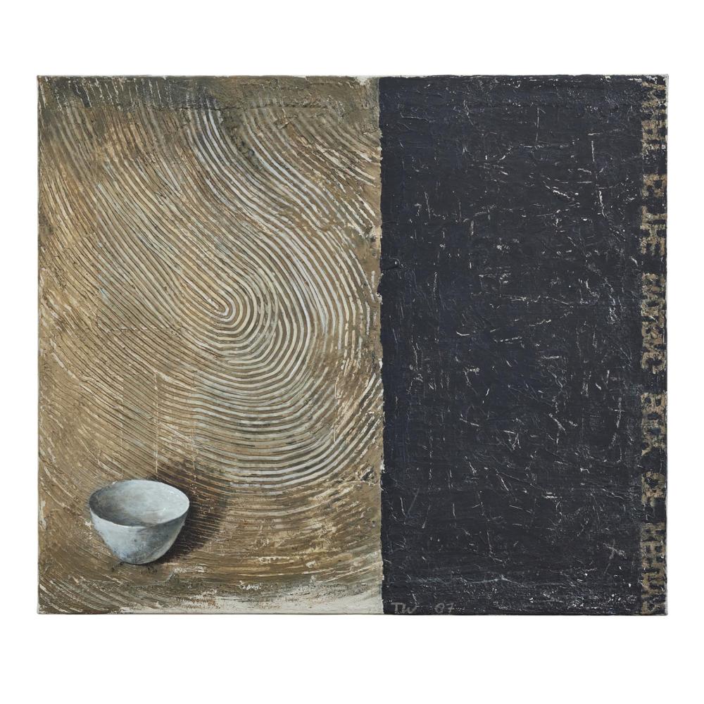 Thornton Walker comparable auction result: thornton walker born 1953 doubts of one kind and another ii 2007 acrylic and pigment on canvas 92 x 107cm