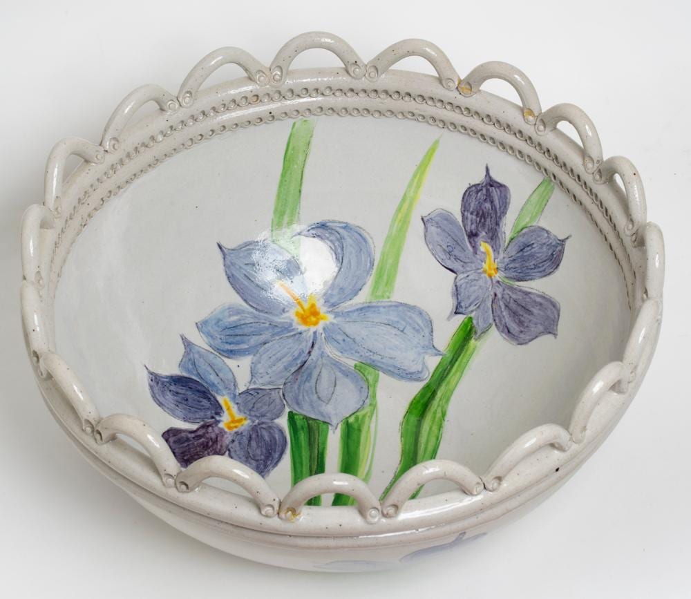 Maria Gakovic comparable auction result: maria gakovic large bowl with flower motif