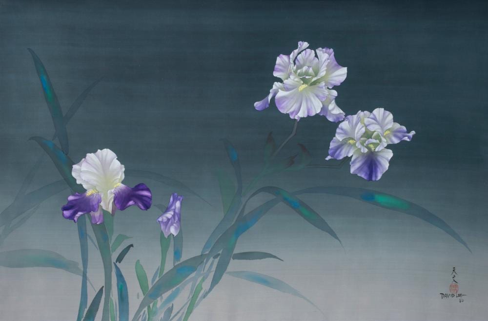 David Lee comparable auction result: david lee irises