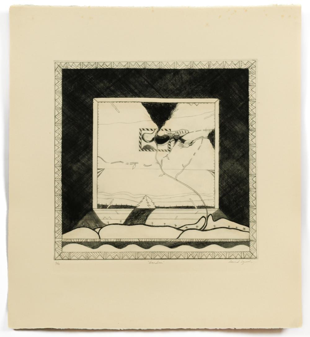 david lynch american 1946 2025 garden signed etching · Hoch LTD. · 2026-05-31 David Lynch comparable auction result: david lynch american 1946 2025 garden signed etching