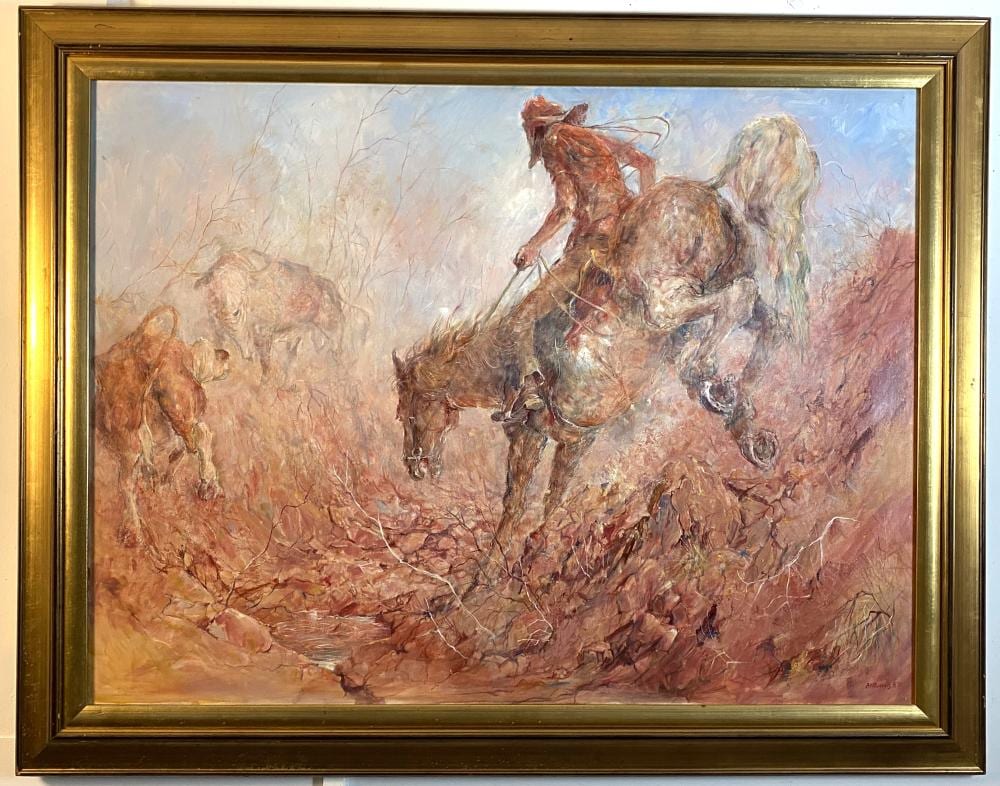 Brian Nunan comparable auction result: brian nunan the wild brumby