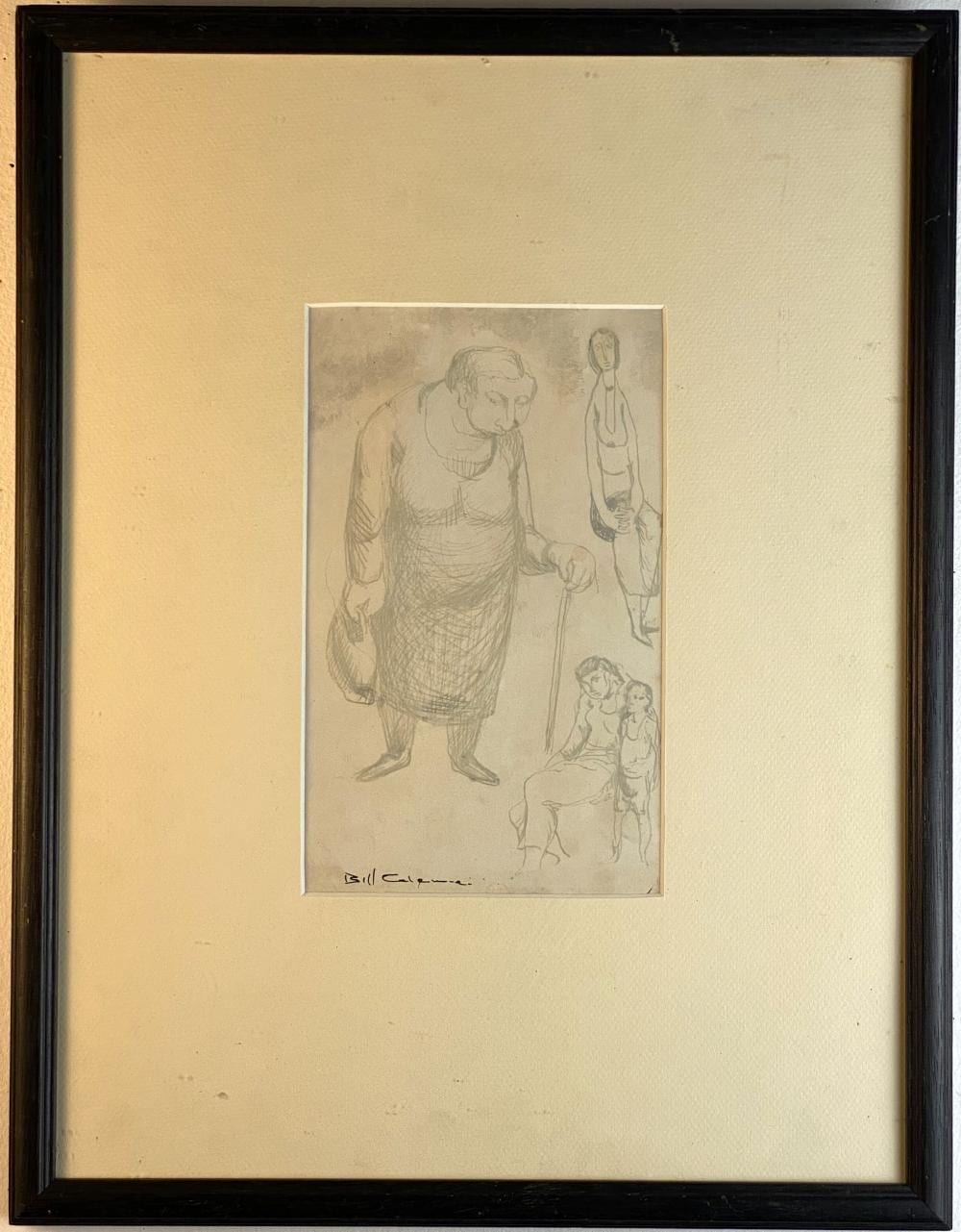 Bill Coleman comparable auction result: bill coleman figure studies