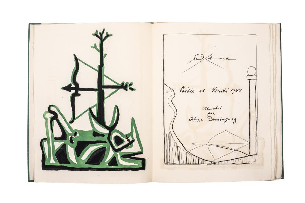Oscar Domínguez comparable auction result: eluard po sie et v rit grab by oscar dom nguez