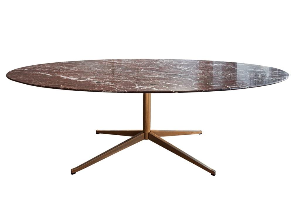 Florence Knoll comparable auction result: florence knoll 1917 2019 table plateau ovale mod le table desk oval 96 pour wb form suisse 1966 1976