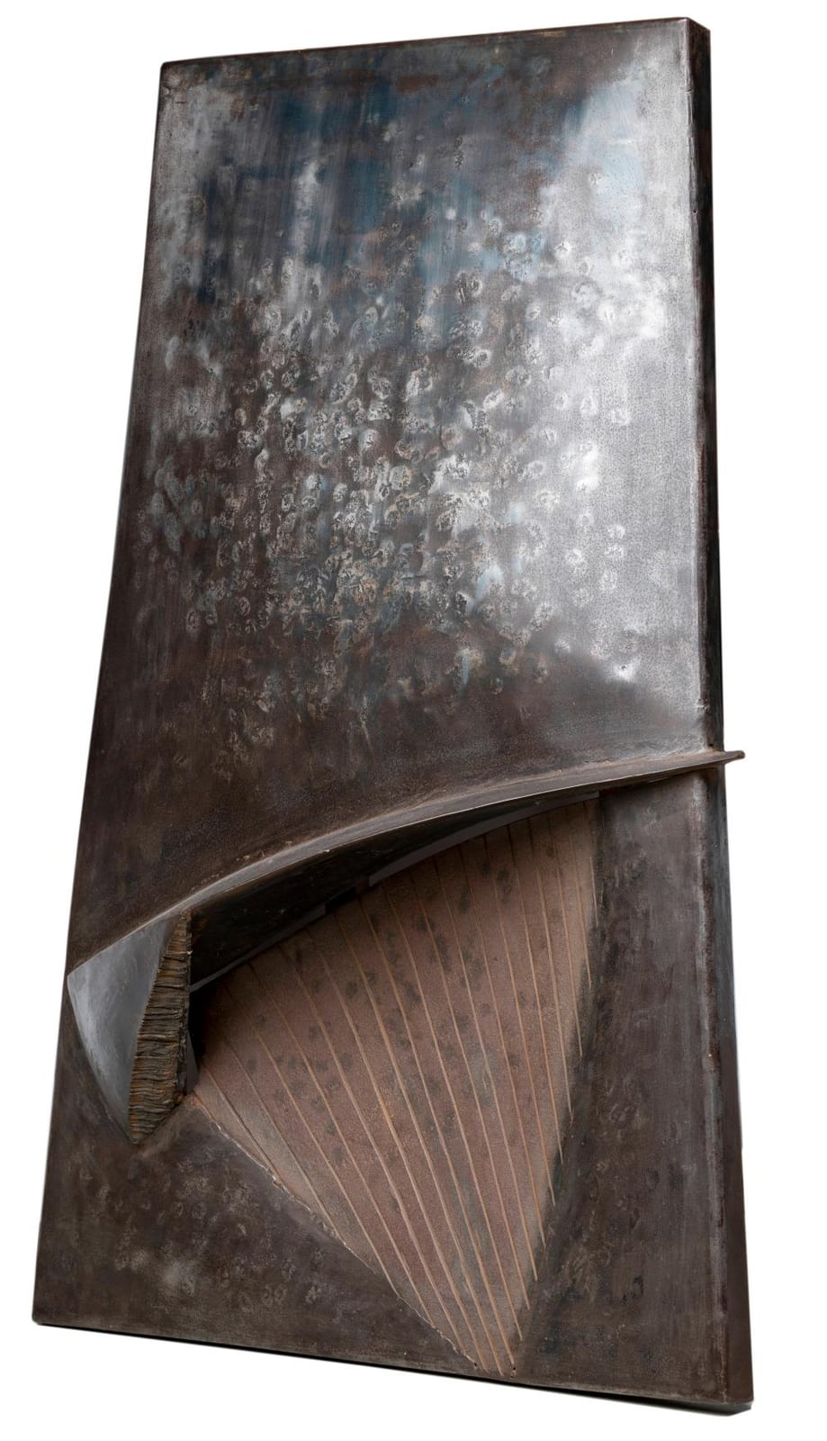 Yves Dana comparable auction result: yves dana 1959 relief 1984 sculpture en fer