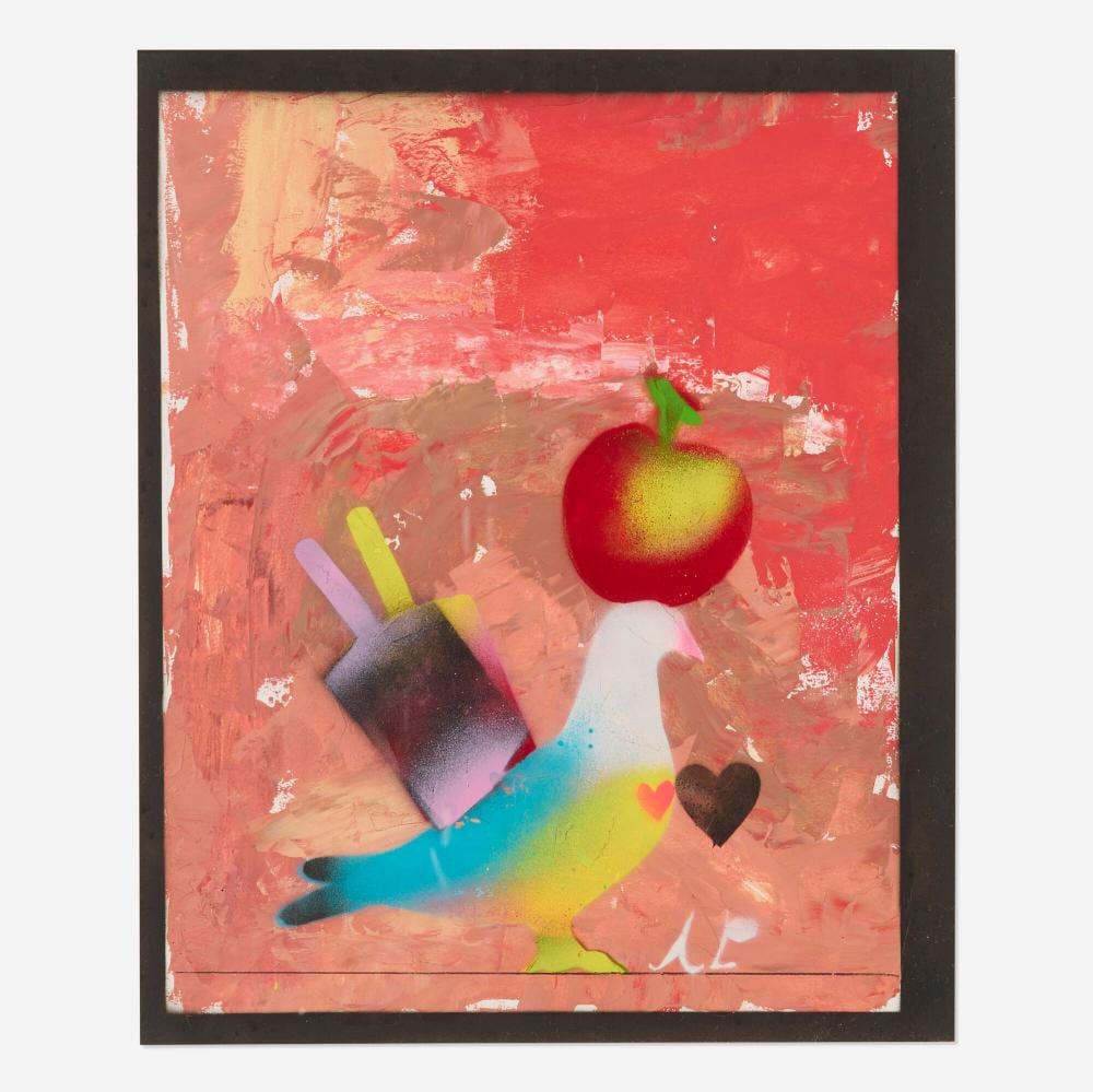 Alessandro Pessoli comparable auction result: alessandro pessoli human nature