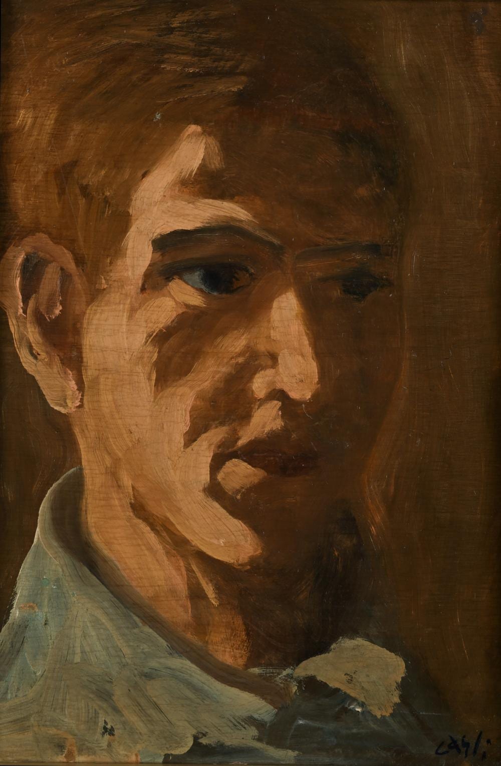 Corrado Cagli comparable auction result: corrado cagli ancona 1910 rome 1976 portrait of a friend 1937